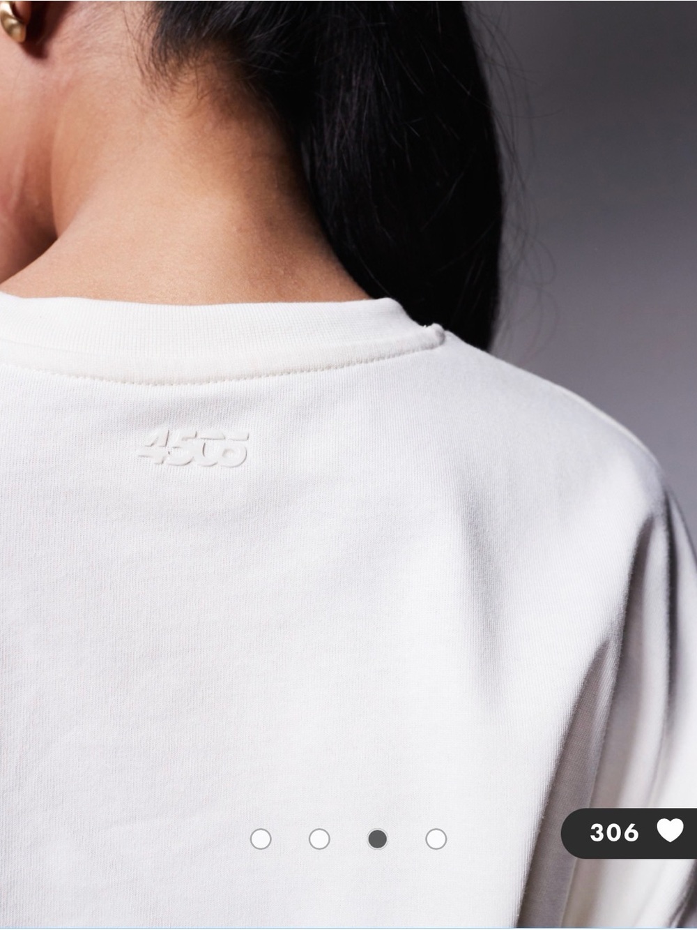 NWOT ASOS Beige Cropped Boxy Tee
